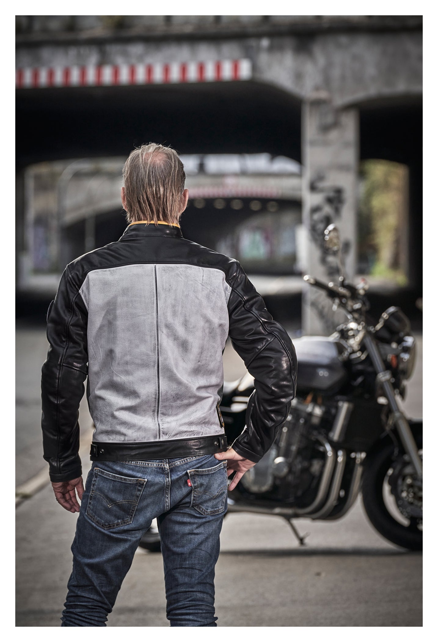 Geacă Moto Indy Louis - Piele, Protecții, Impermeabilă