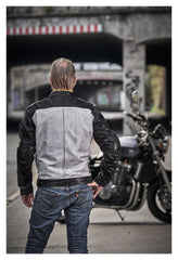 Geacă Moto Indy Louis - Piele, Protecții, Impermeabilă