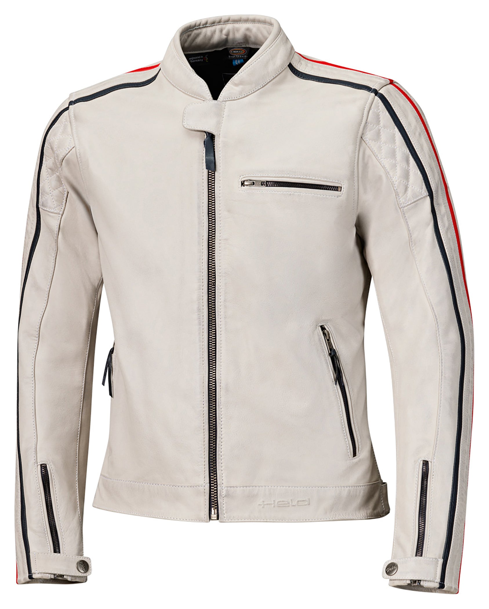 Geacă Moto Piele Brixham Held - Vintage, Protecții D3O