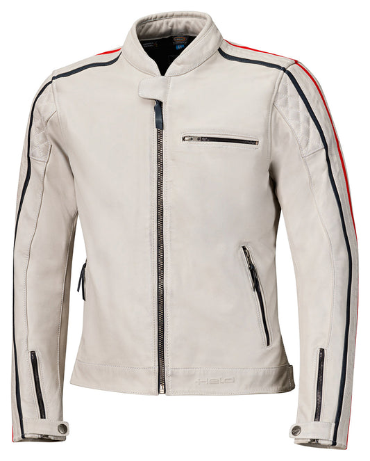 Geacă Moto Piele Brixham Held - Vintage, Protecții D3O