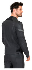 Geacă Moto Piele C-11.07 Rekurv - Sportivă, Perforată, Protecții Nivel 2