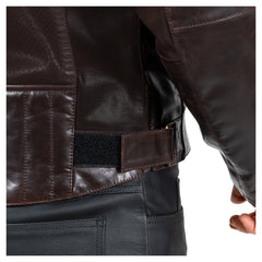 Geacă Moto Piele Classic Louis - Perforată, Protecții Incluse