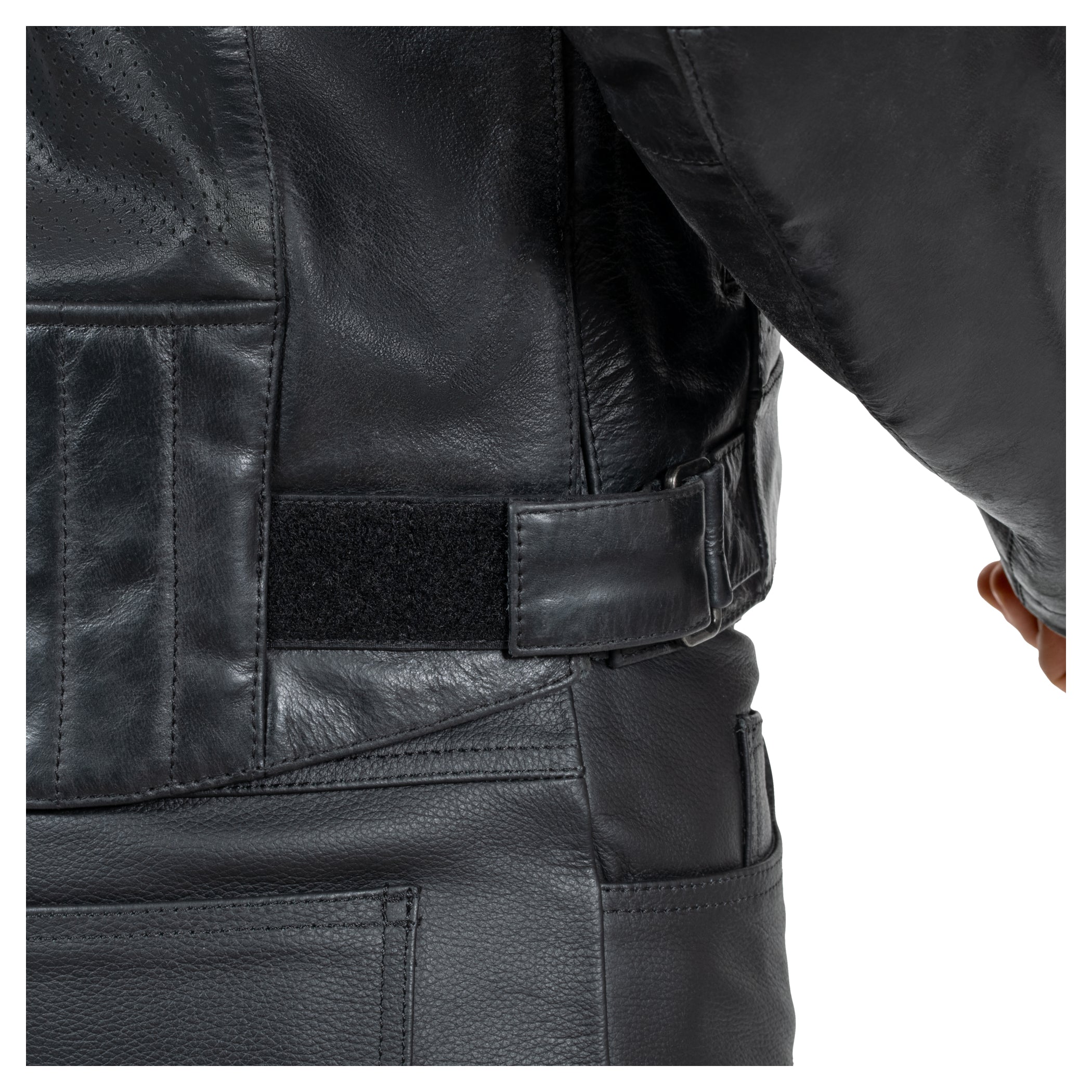 Geacă Moto Piele Classic Louis - Perforată, Protecții Incluse