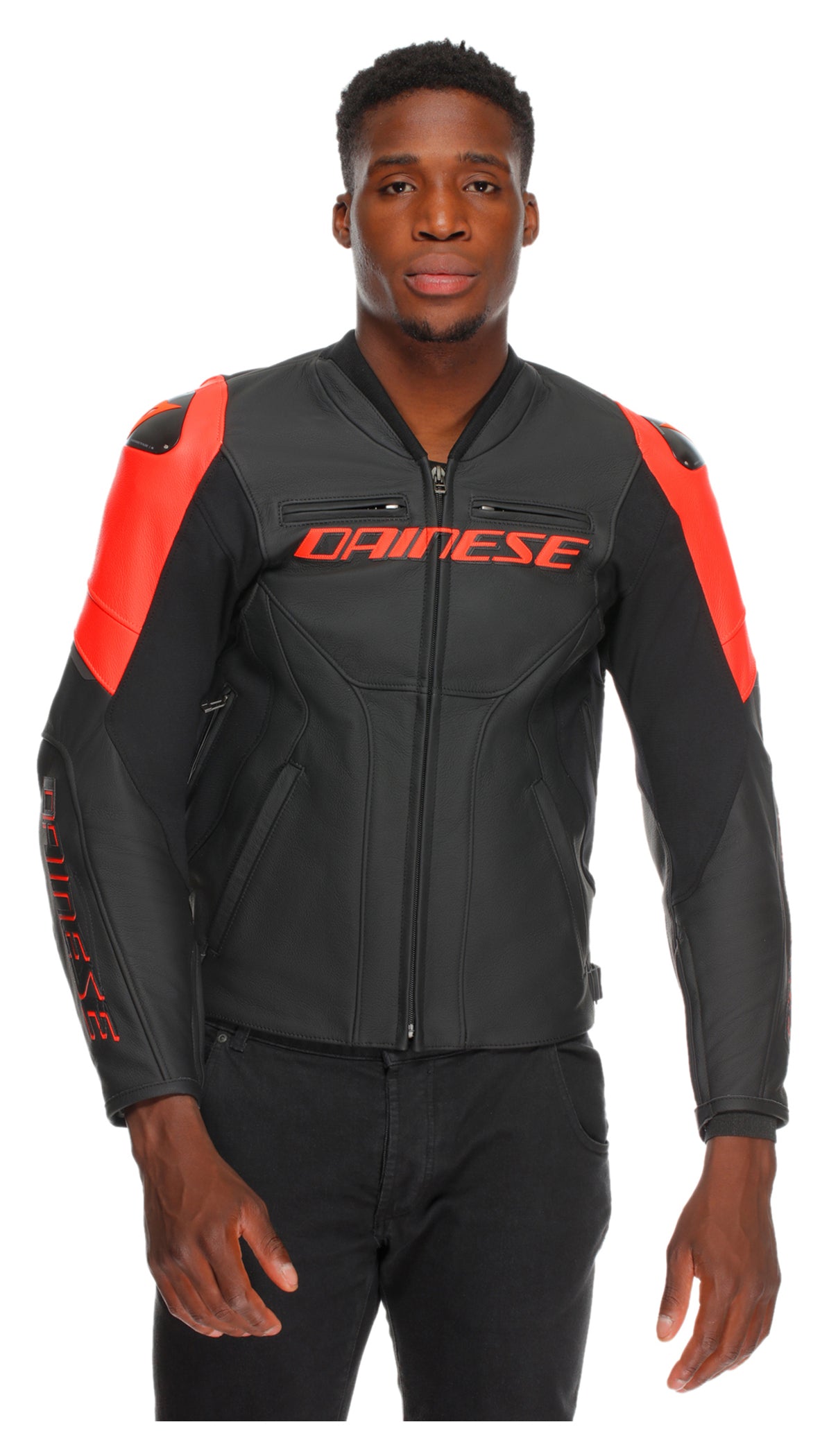 Geacă Moto Piele Dainese Racing 5 Bărbați - Protecție Nivel 2