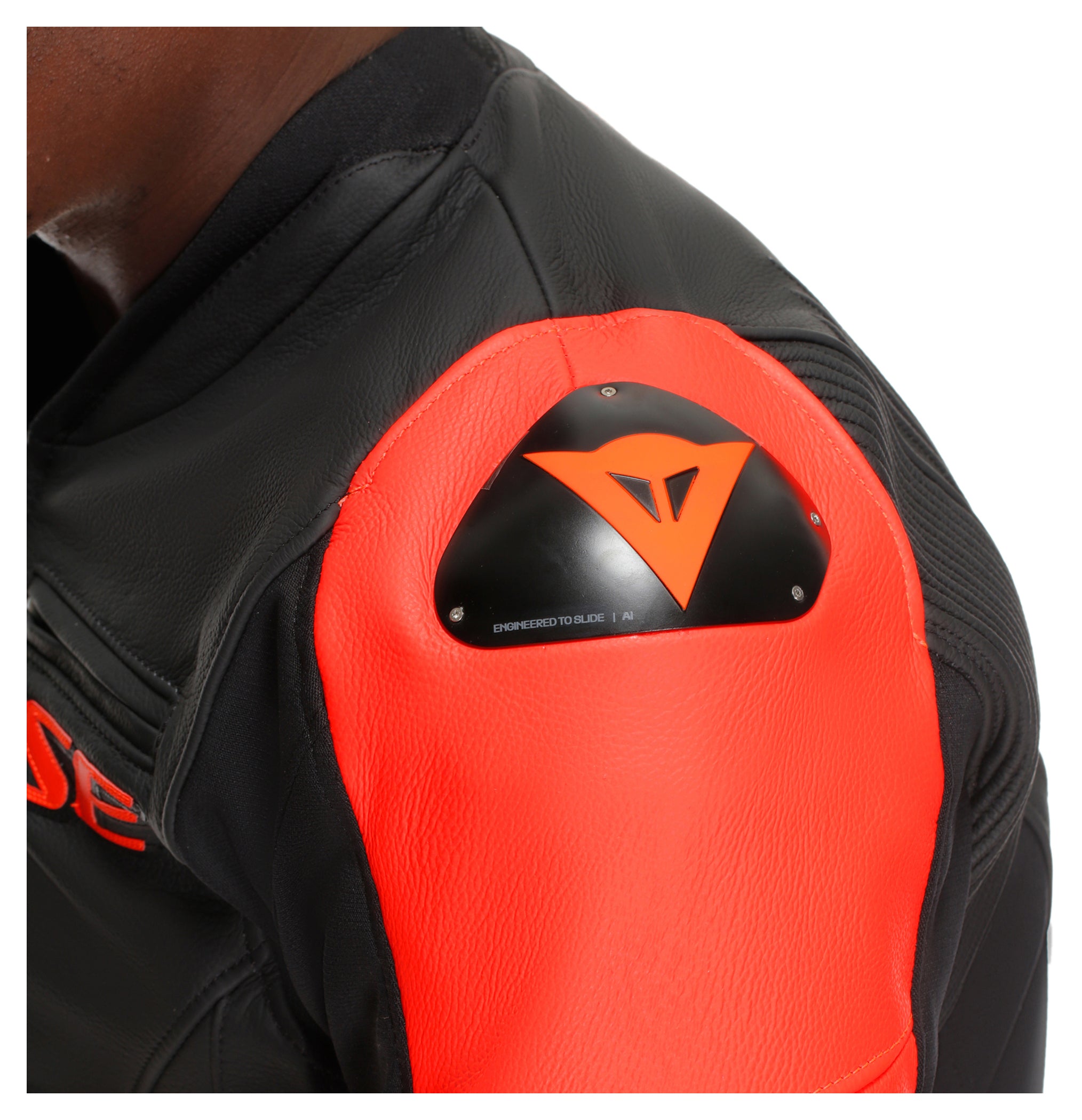 Geacă Moto Piele Dainese Racing 5 Bărbați - Protecție Nivel 2