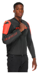 Geacă Moto Piele Dainese Racing 5 Bărbați - Protecție Nivel 2
