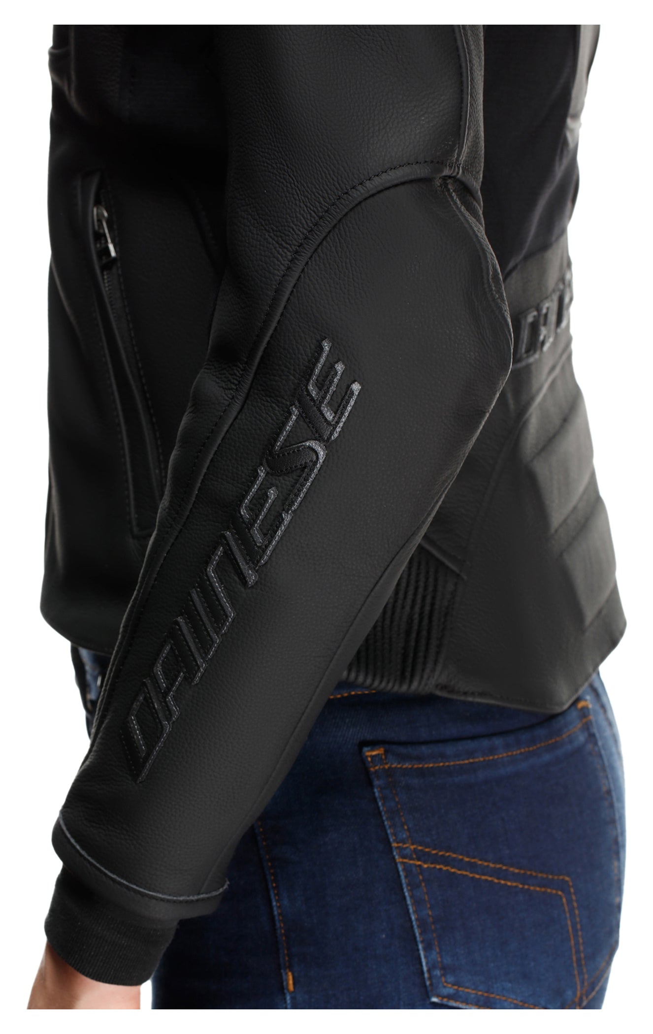 Geacă Moto Piele Dainese Racing 5 Damă - Protecție AA, Smart Air