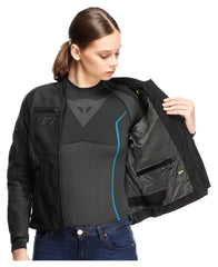 Geacă Moto Piele Dainese Racing 5 Damă - Protecție AA, Smart Air