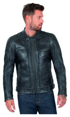 Geacă Moto Piele DL-JM-14 Louis - Clasic, Robust, Protecție AA