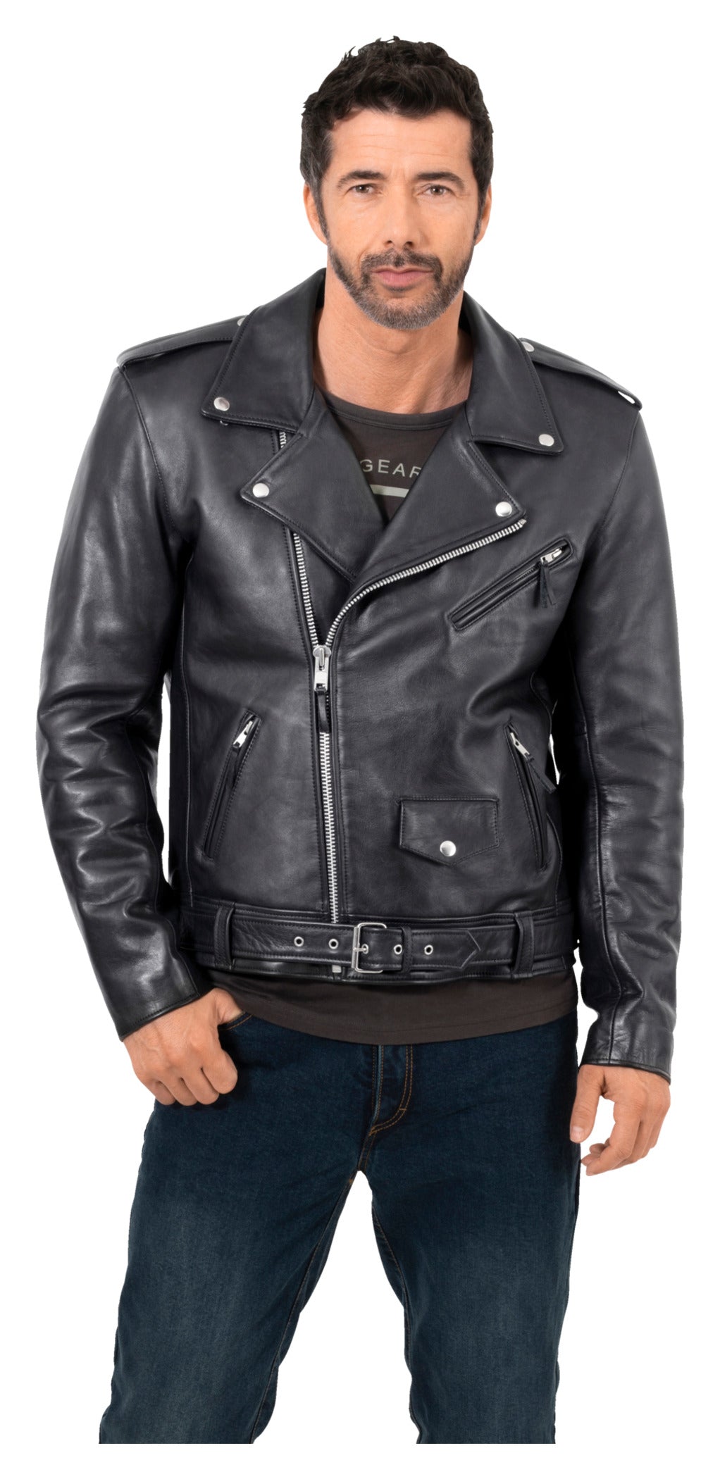 Geacă Moto Piele DL-JM-3 Detlev Louis - Clasic, Robust, Protecție