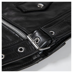 Geacă Moto Piele DL-JM-3 Detlev Louis - Clasic, Robust, Protecție