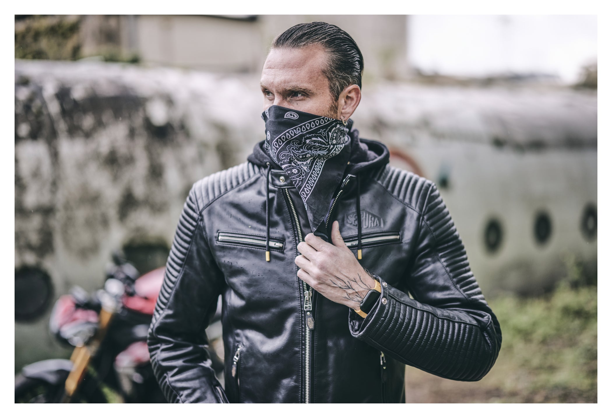 Geacă Moto Piele Dorian 2 Louis - Confort și Protecție