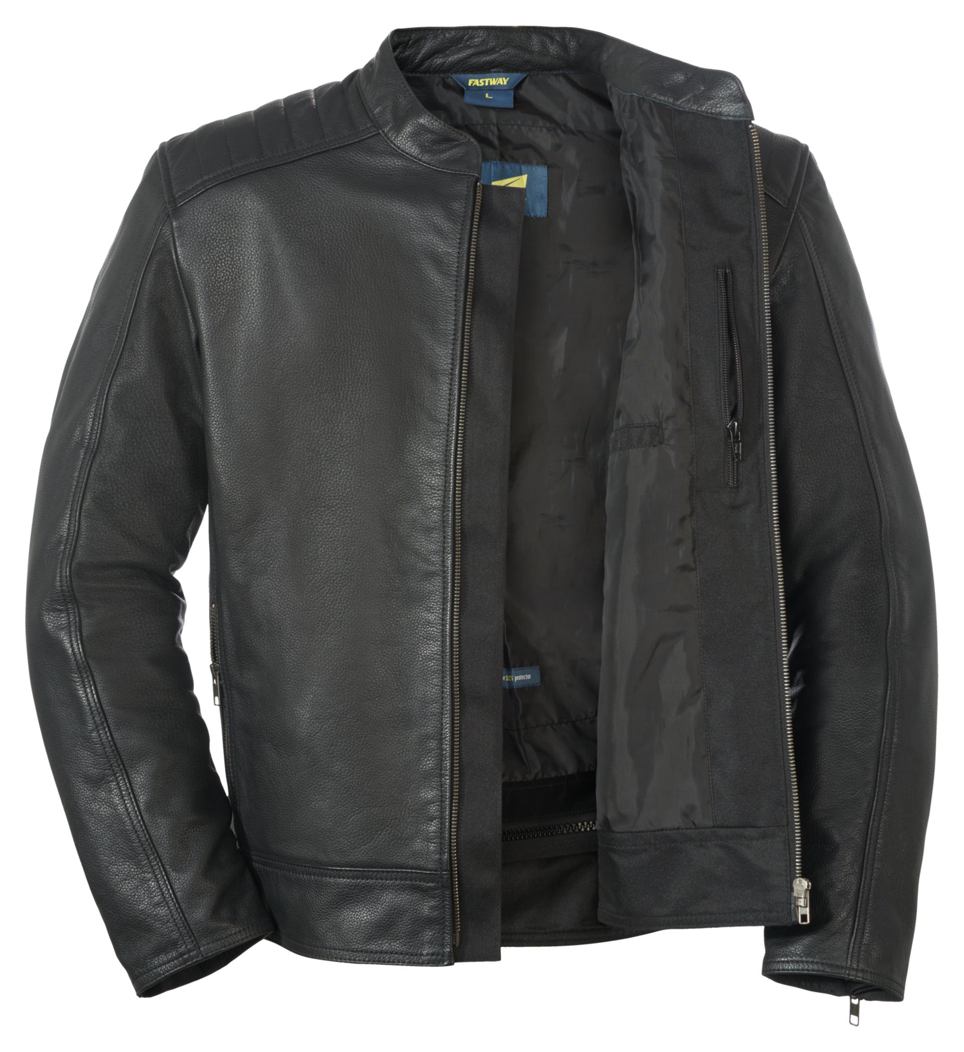 Geacă Moto Piele Fastway City Men 211 - Stil Clasic, Robustă