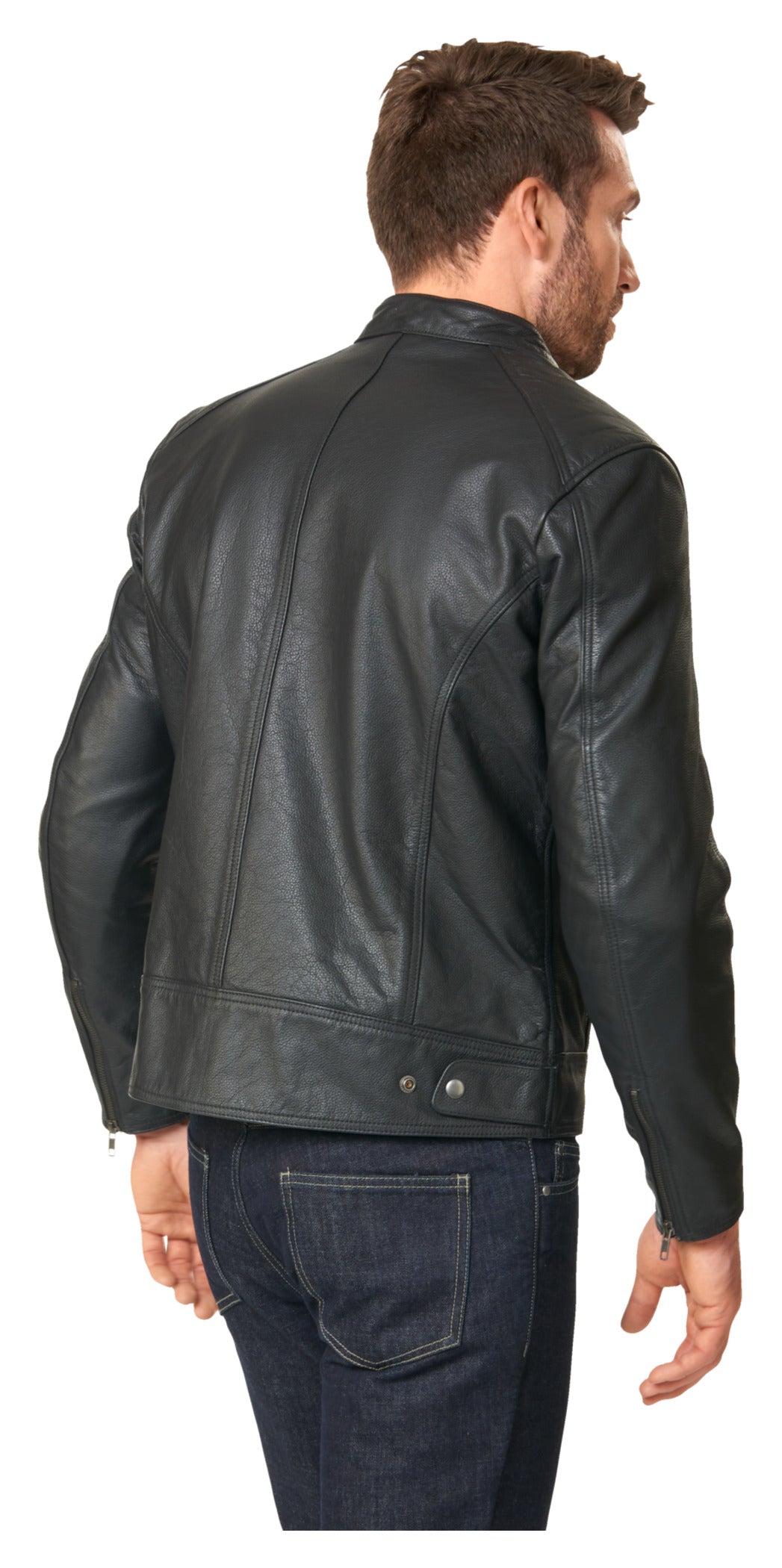 Geacă Moto Piele Fastway City Men 211 - Stil Clasic, Robustă