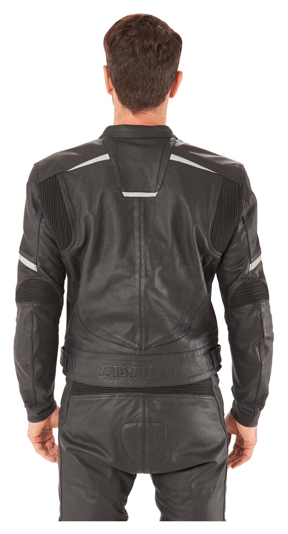 Geacă Moto Piele Fastway Sport Men 191 - Protecție Nivel 2