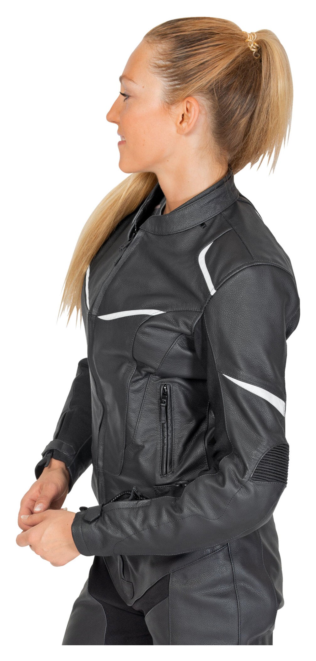 Geacă Moto Piele Fastway Sport Women 191 - Protecție Nivel 2