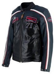 Geacă Moto Piele Formula Sport Helstons - Retro, Protecție