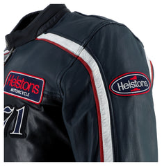 Geacă Moto Piele Formula Sport Helstons - Retro, Protecție