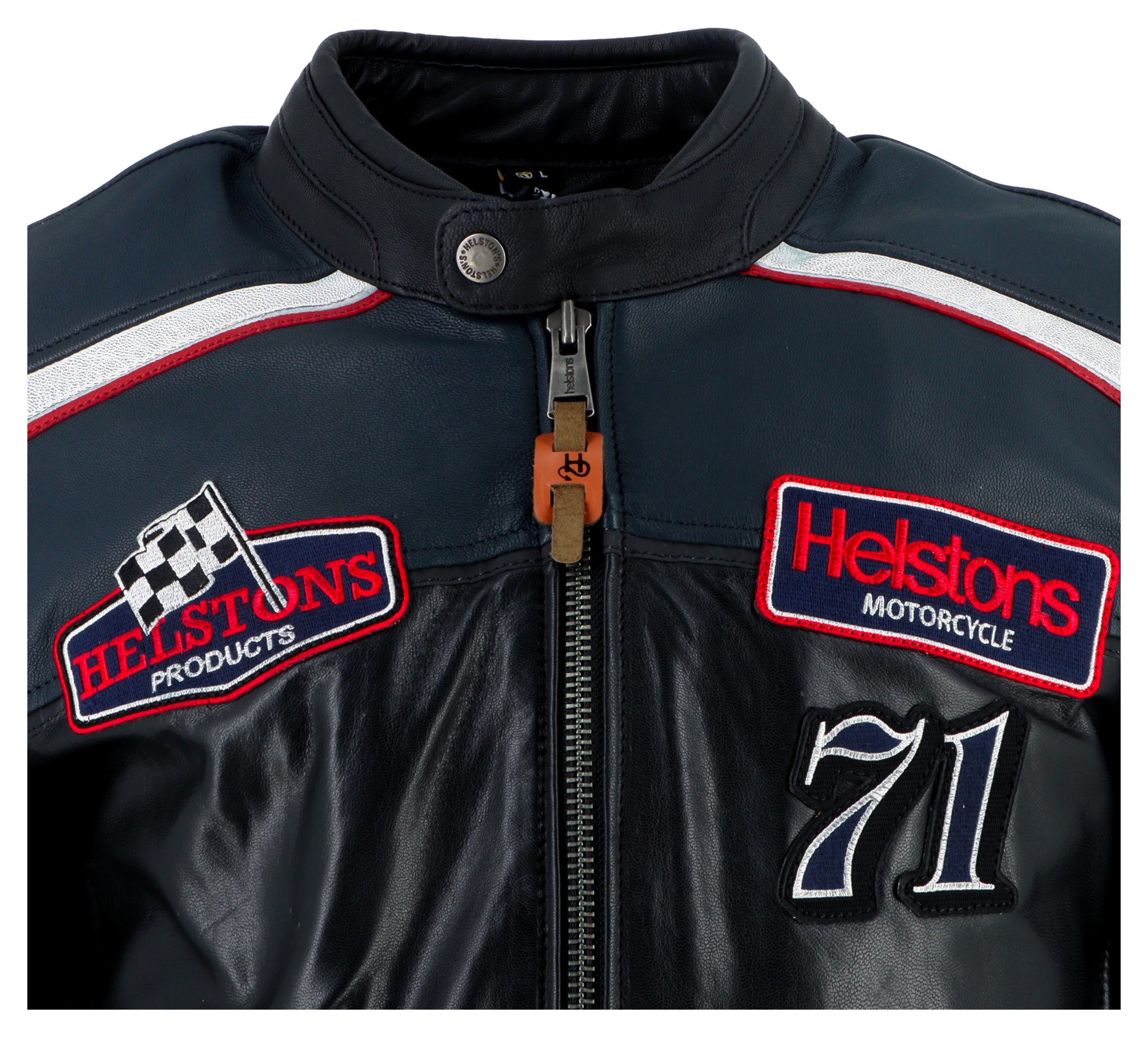 Geacă Moto Piele Formula Sport Helstons - Retro, Protecție