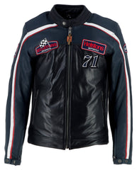 Geacă Moto Piele Formula Sport Helstons - Retro, Protecție