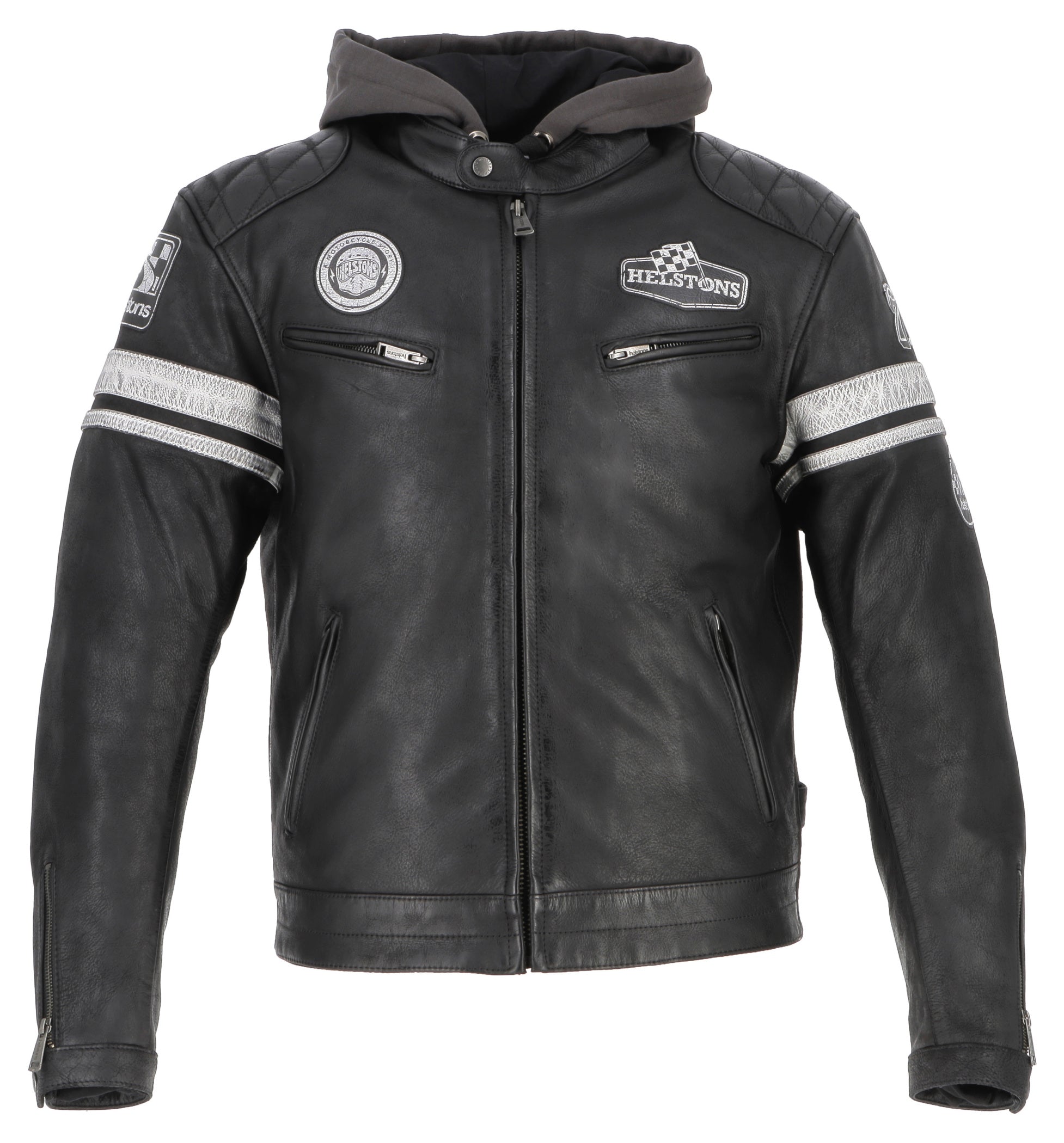 Geacă Moto Piele Helstons Riposte - Vintage Urban