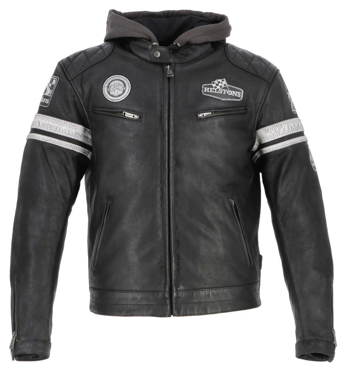 Geacă Moto Piele Helstons Riposte - Vintage Urban