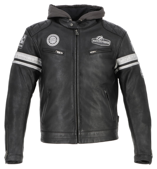 Geacă Moto Piele Helstons Riposte - Vintage Urban