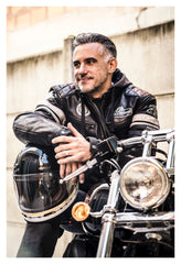 Geacă Moto Piele Helstons Riposte - Vintage Urban
