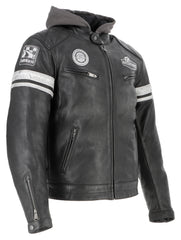 Geacă Moto Piele Helstons Riposte - Vintage Urban