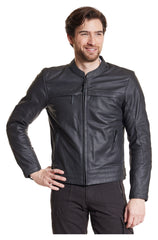 Geacă Moto Piele L-2201 Fastway - Clasic, Robustă, Protecție