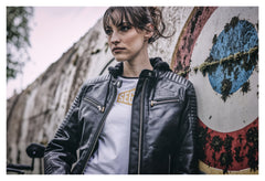 Geacă Moto Piele Lady Dorian 2 Louis - Confort și Protecție