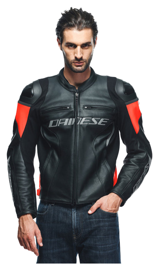 Geacă Moto Piele Racing 4 Dainese - Protecție & Stil Sportiv