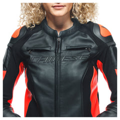 Geacă Moto Piele Racing 4 Lady Dainese - Confort & Protecție