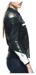 Geacă Moto Piele Rapida Lady Dainese - Confort și Protecție Feminină