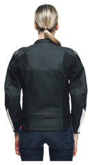 Geacă Moto Piele Rapida Lady Dainese - Confort și Protecție Feminină