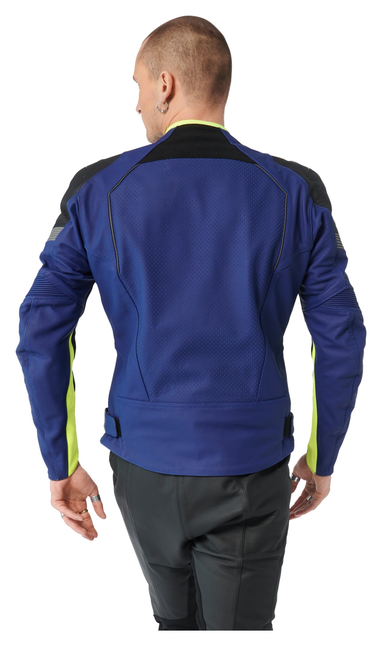 Geacă Moto Piele REKURV C-11.01 - Sportivă, Perforată