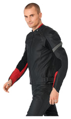 Geacă Moto Piele REKURV C-11.01 - Sportivă, Perforată