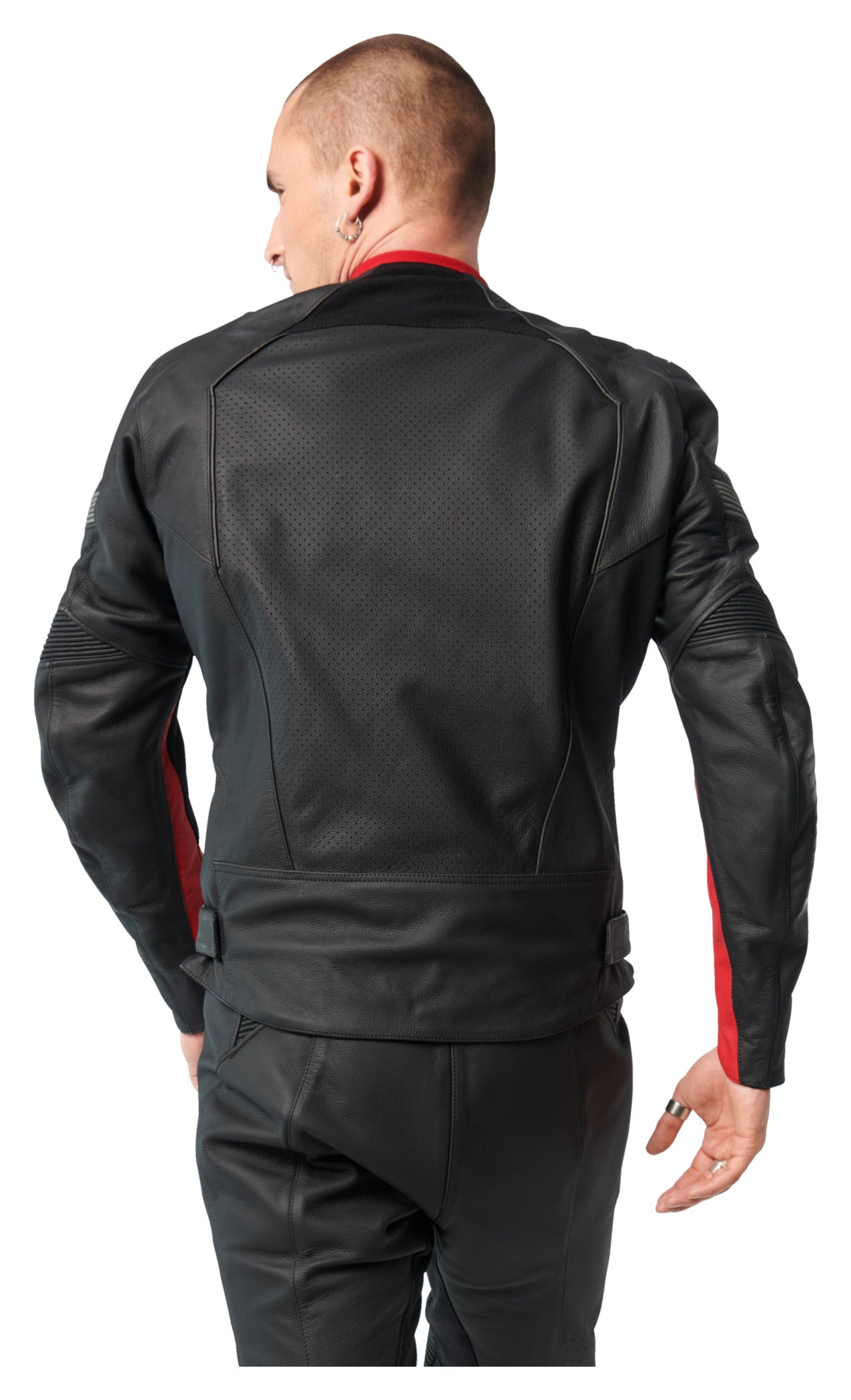 Geacă Moto Piele REKURV C-11.01 - Sportivă, Perforată