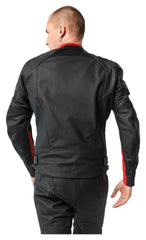 Geacă Moto Piele REKURV C-11.01 - Sportivă, Perforată