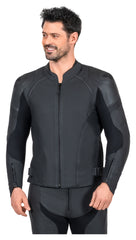Geacă Moto Piele Rekurv C-11.07 Bărbați - Sportivă, Perforată