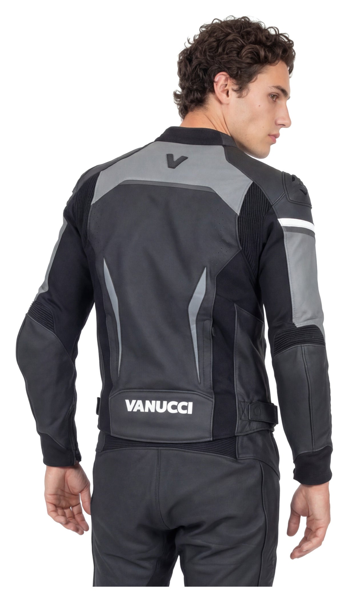 Geacă Moto Piele Sport Vanucci VSJ-5 Bărbați - Ventilație Excelentă