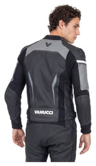 Geacă Moto Piele Sport Vanucci VSJ-5 Bărbați - Ventilație Excelentă