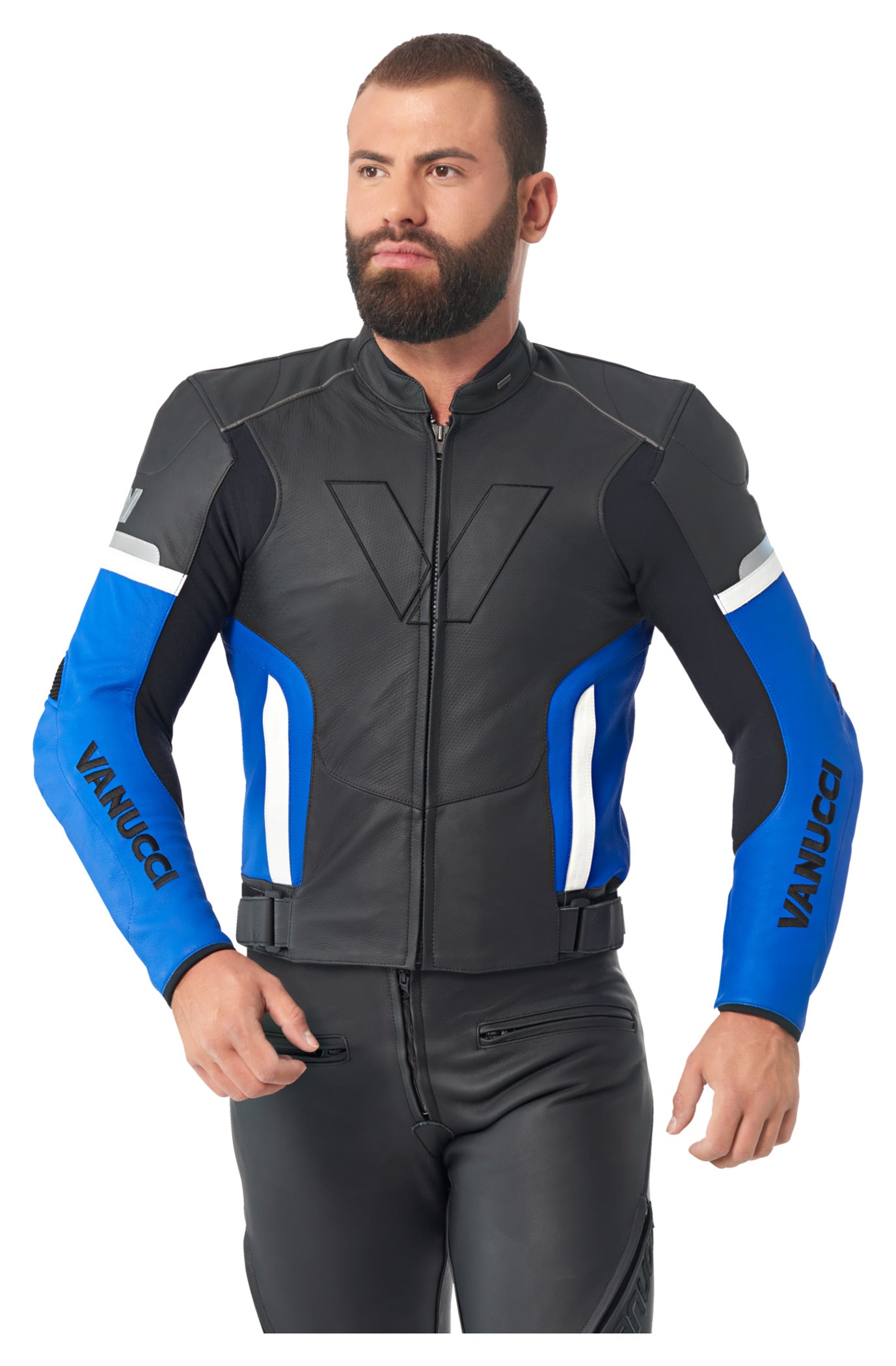 Geacă Moto Piele Vanucci VSJ-2 - Sportivă, Dinamică