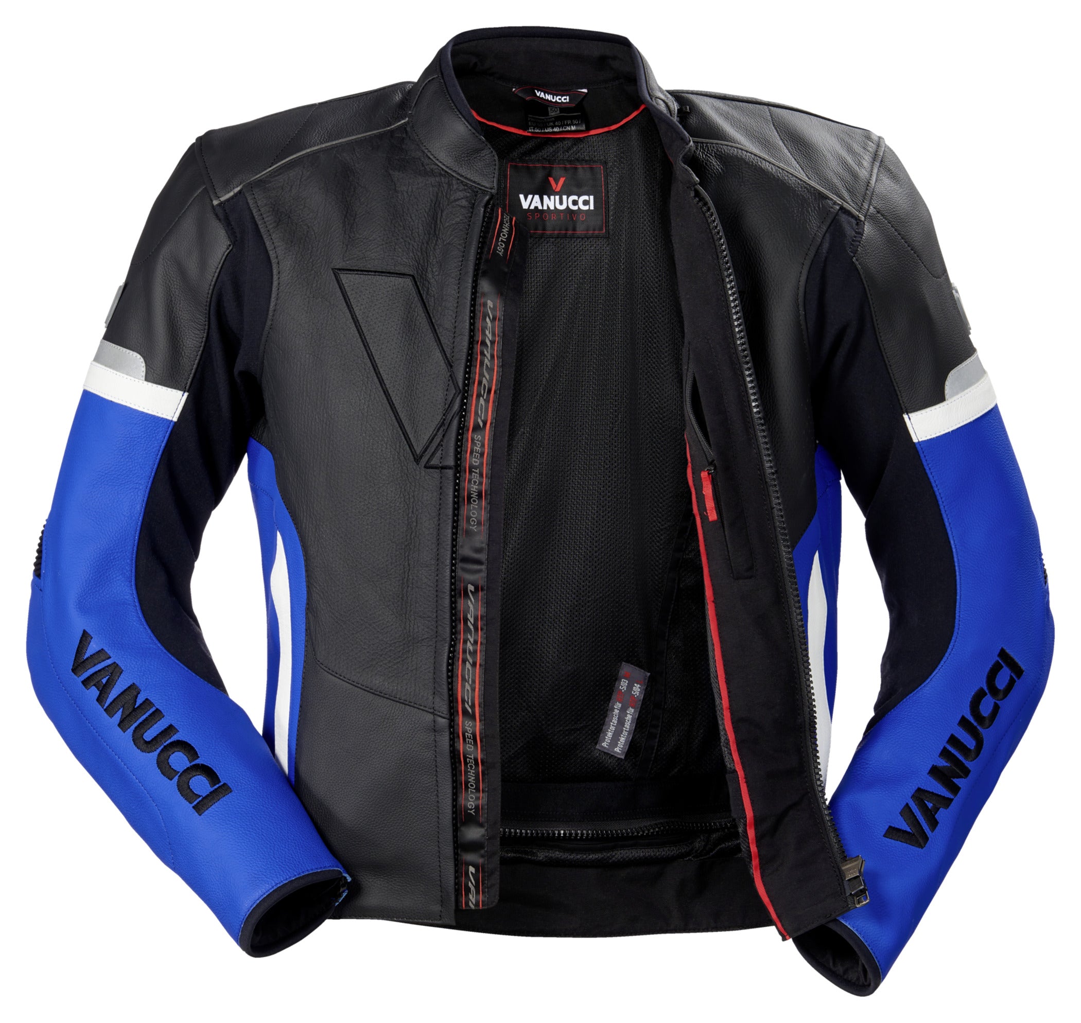 Geacă Moto Piele Vanucci VSJ-2 - Sportivă, Dinamică