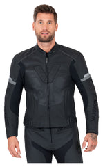 Geacă Moto Piele Vanucci VSJ-2 - Sportivă, Dinamică, Protecție AA