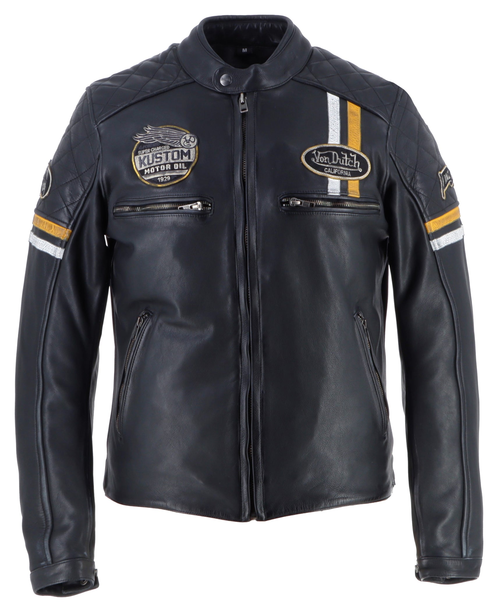 Geacă Moto Piele Von Dutch Race Now Helstons - Vintage, Impermeabilă
