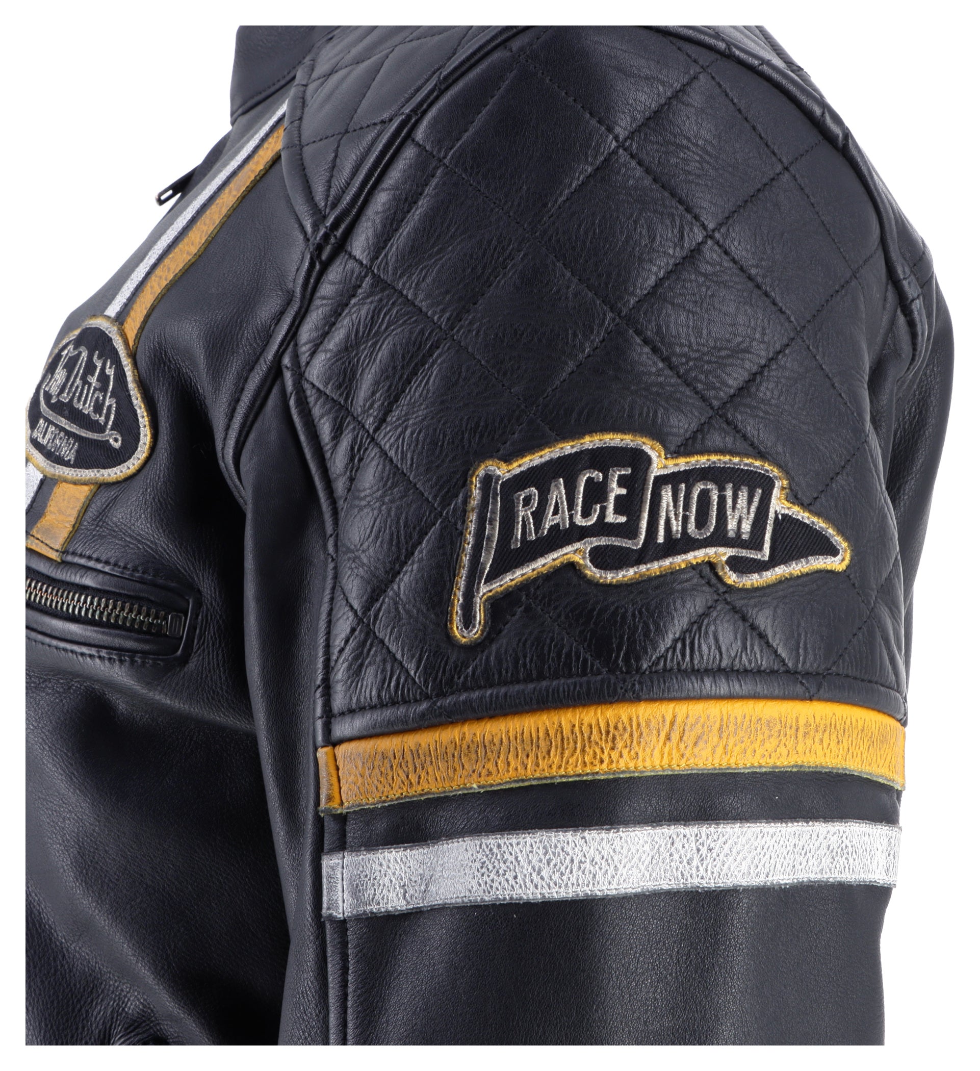 Geacă Moto Piele Von Dutch Race Now Helstons - Vintage, Impermeabilă