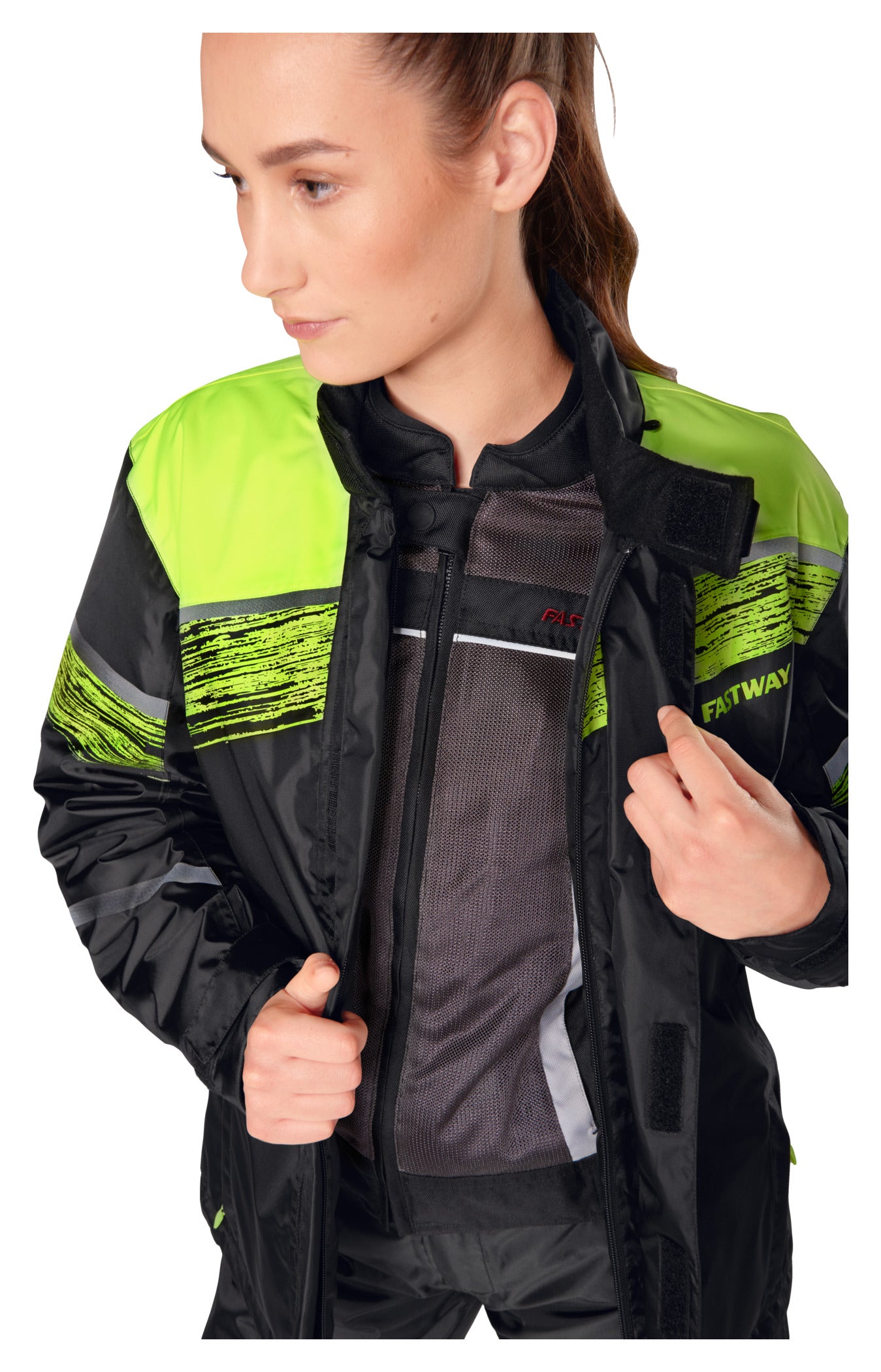Geacă Moto Plouă Termică Fastway Uni 211 - Impermeabilă, Respirabilă
