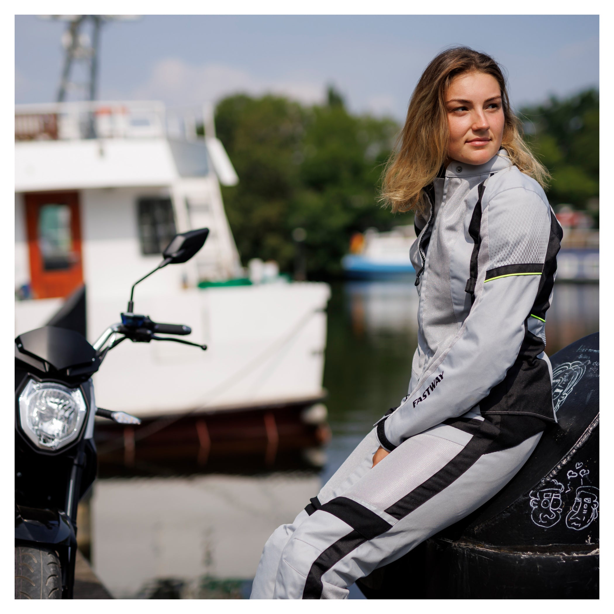 Geacă Moto Textil Damă Fastway T-2202 - Ventilație Excelentă