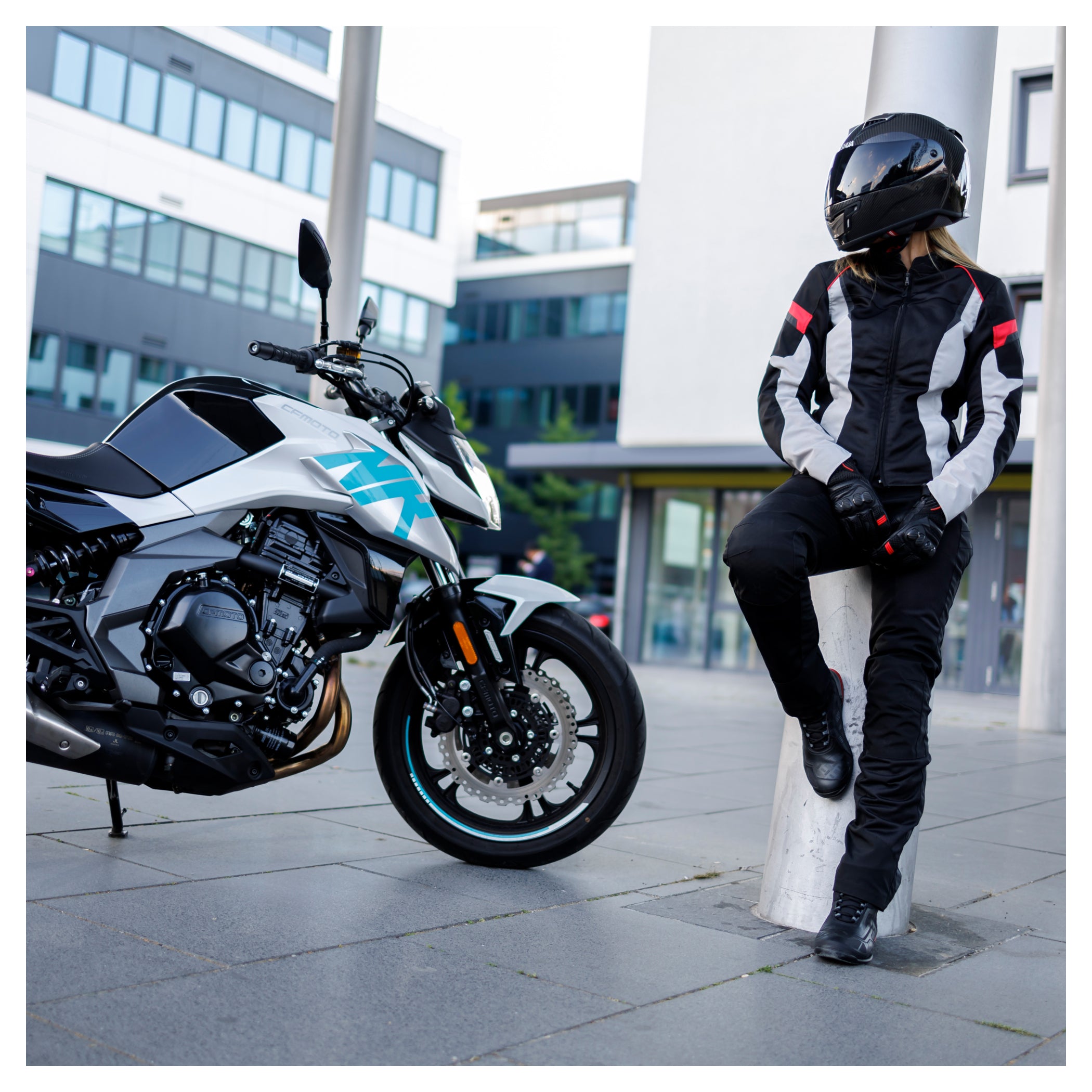 Geacă Moto Textil Damă Rekurv C-21.02 - Respirabilă, Protecții Nivel 2